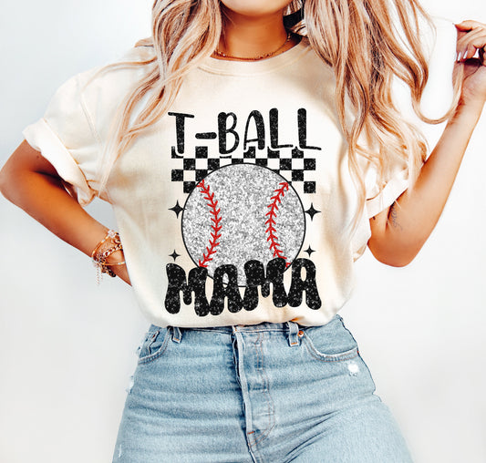 Bling t ball mama