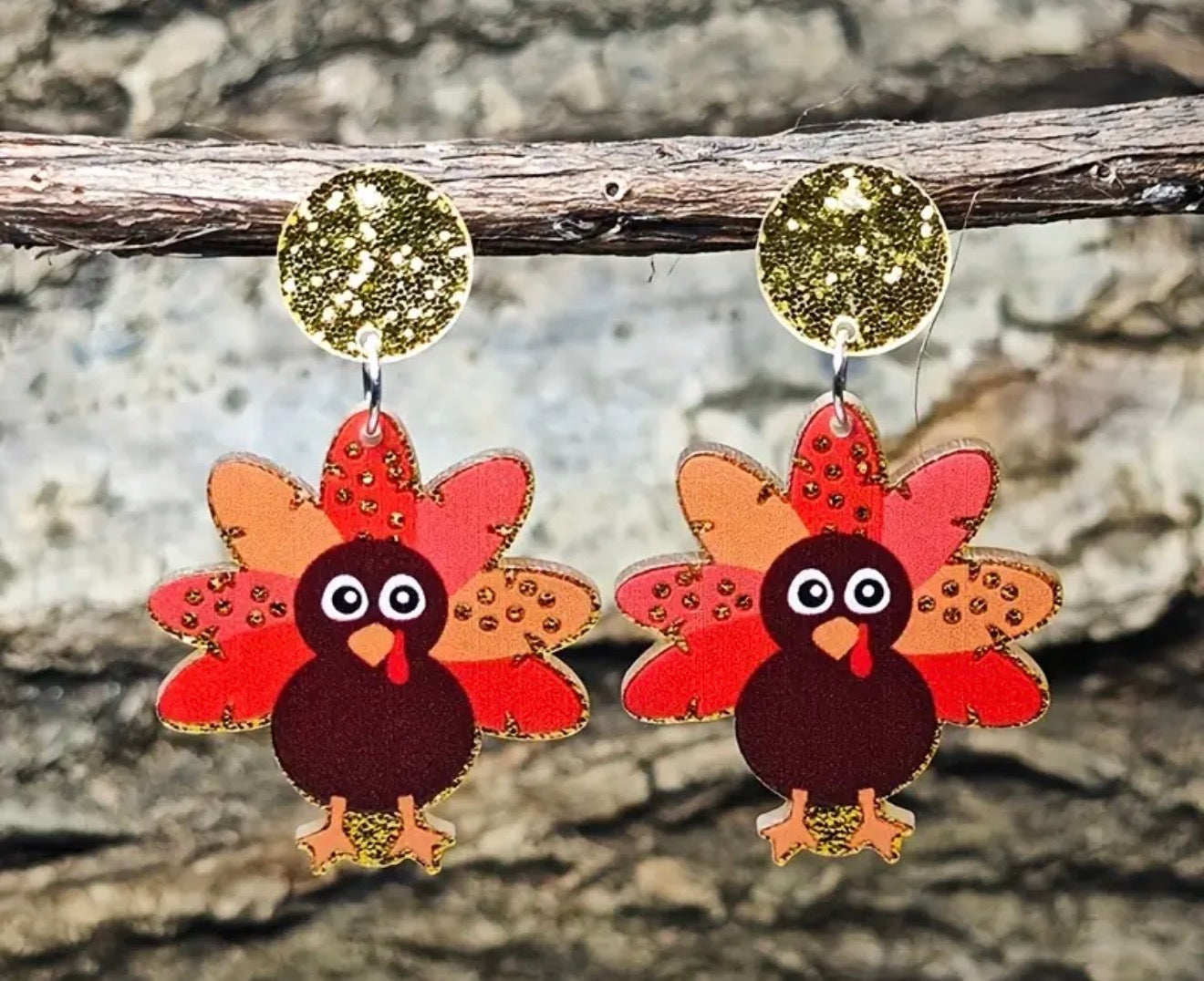 Thanksgiving Turkey Earrings