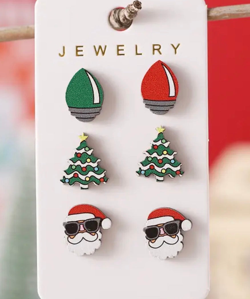 Christmas Earrings Set