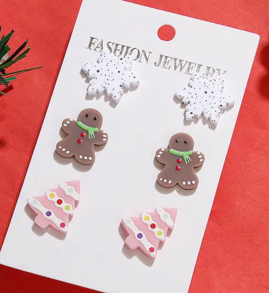 Christmas Earrings Set