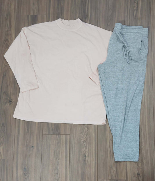 Free people size oversized large long sleeve & Talbot XL sweatpants