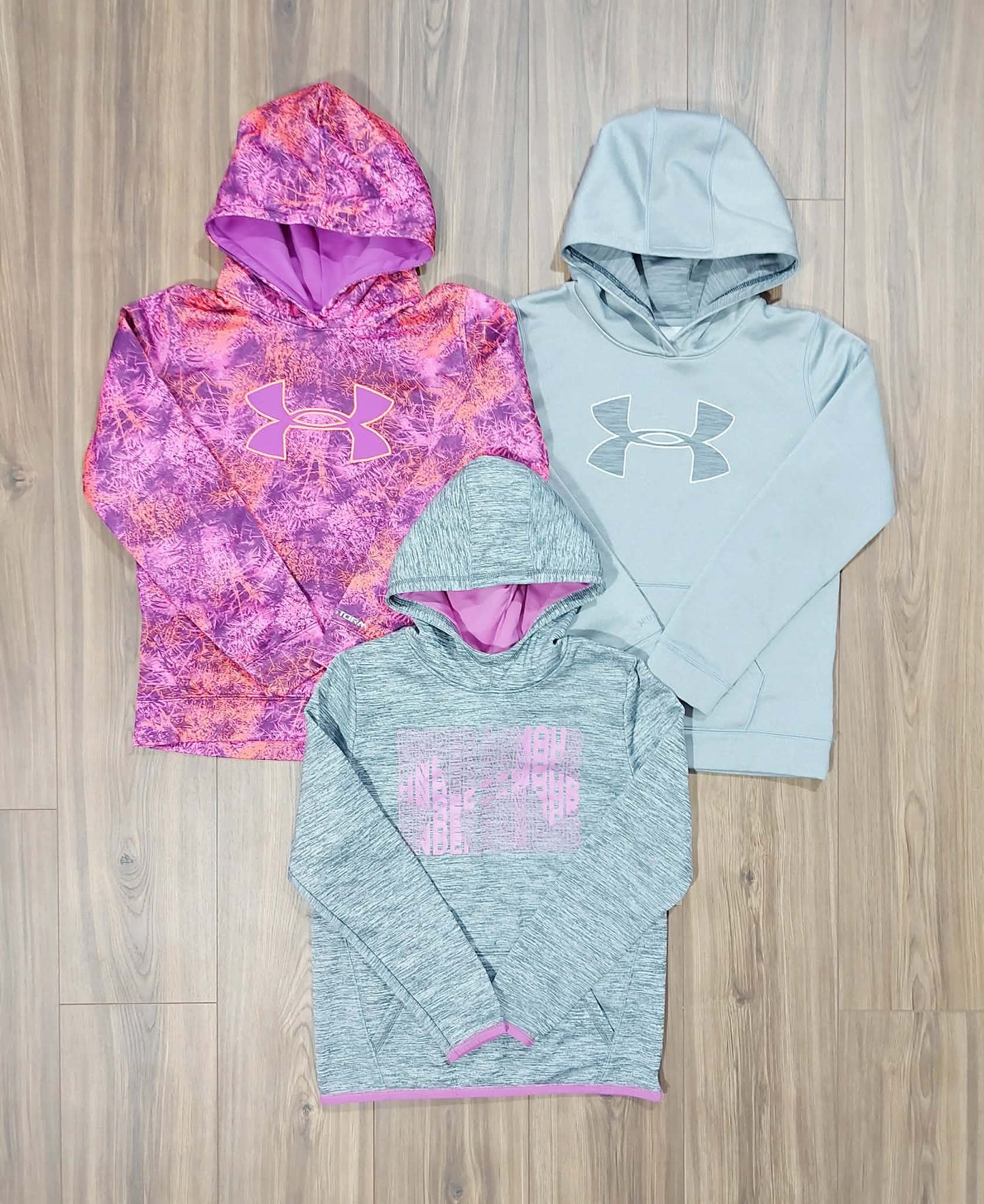 All youth girls both tops hoodie large & bottom X-Large