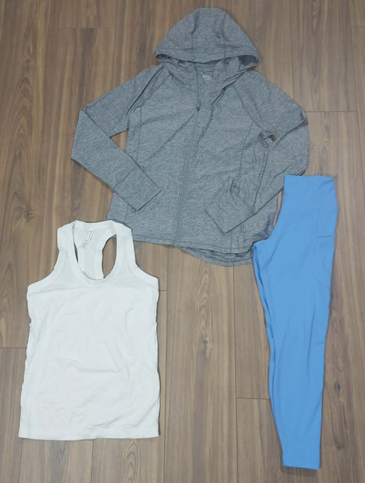 Athleta medium zip up, Athleta small tank & small n!kee leggings