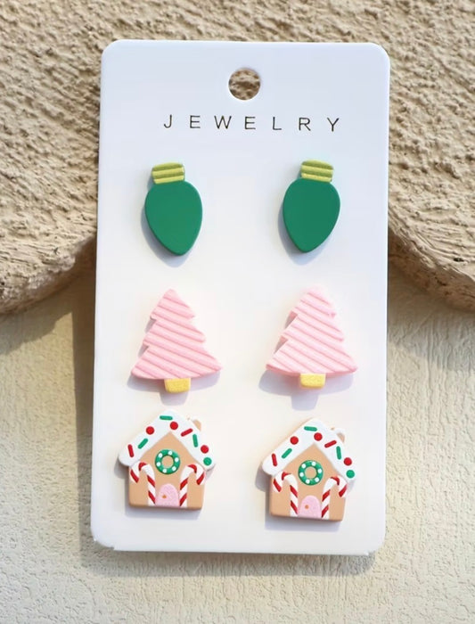 Christmas Earrings Set
