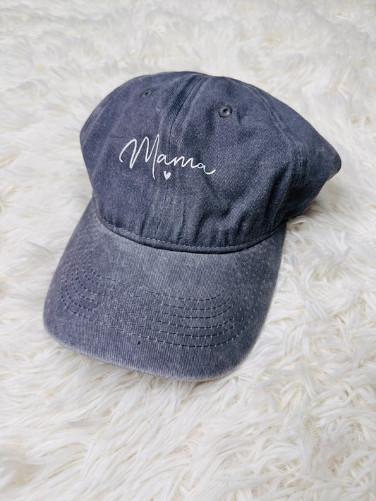 Mama Grey Baseball Hat