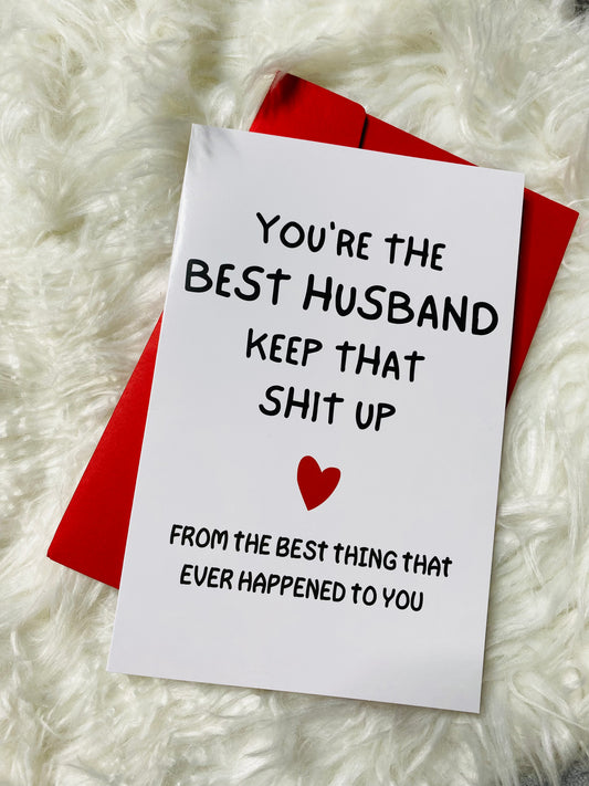 Best Husband  . . . Card