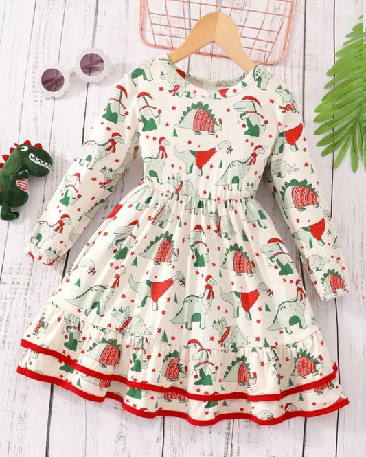 Youth Girls Dino Dress