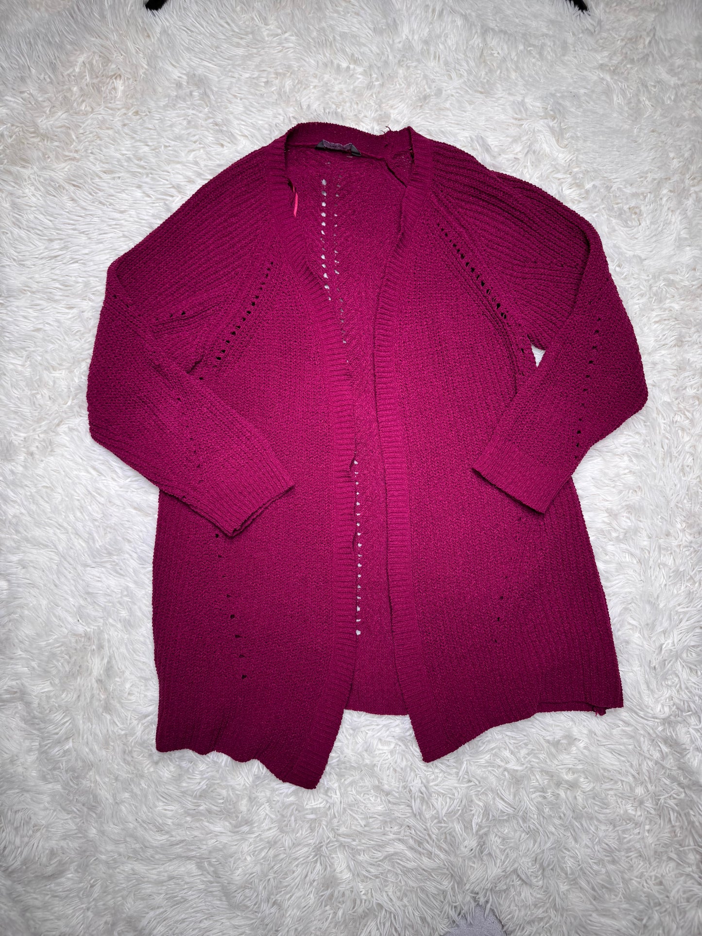 Chenille Cardigan size large