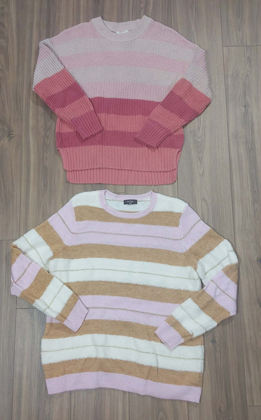 Top sweater T&T size large & bottom sweater Lord & Taylor size XL