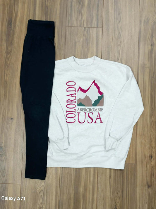 Youth girls Abercrombie set size 11/12