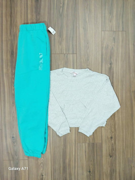 Victoria’s Secret size medium, thermal, long sleeve & new with tags Gap size medium joggers