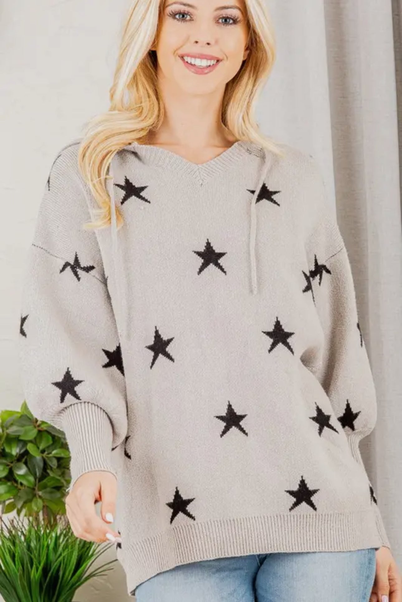 Star Hooded Sweater