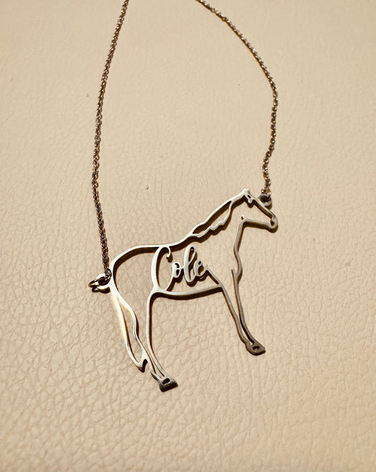 Custom Horse Necklace