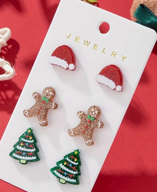 Christmas Earrings Set