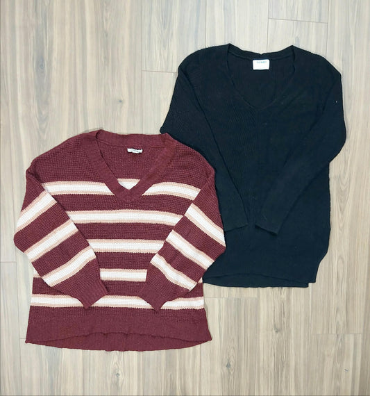 Top sweater Old Navy large & bottom sweater American Eagle oversized medium