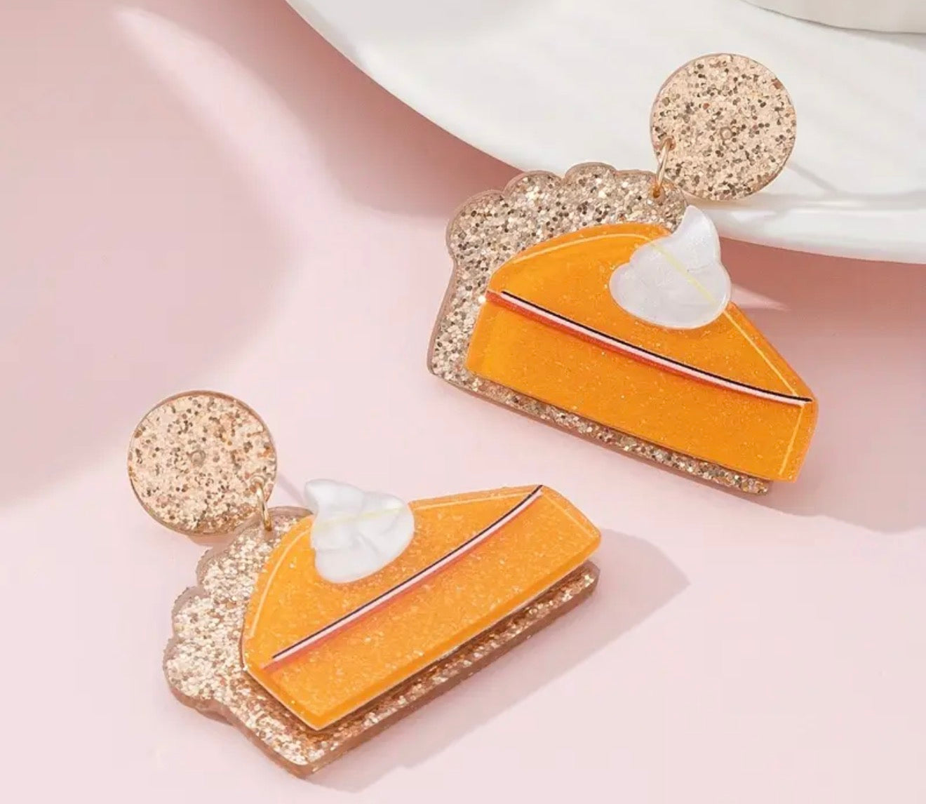 Thanksgiving Pie Earrings