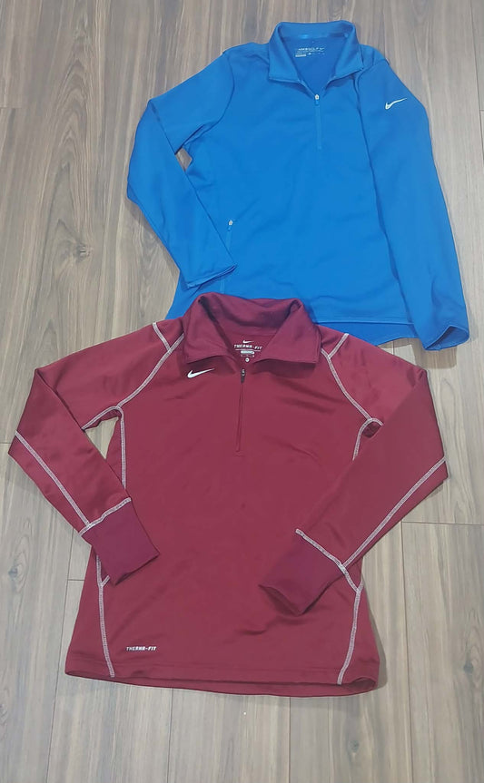 Both womens coldgear Blue size XL & maroon size medium