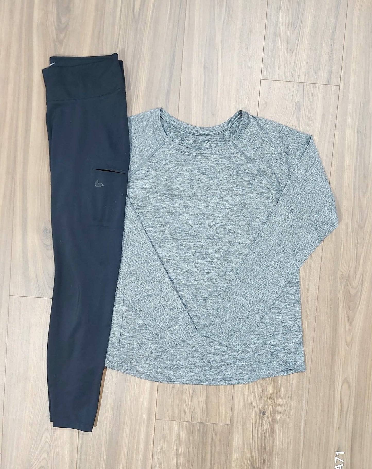 Womens set Tek Gear large top & n! Ke large performance leggings