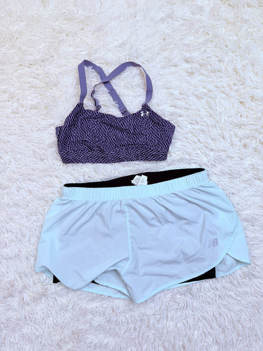 Womens UA Sports Bra New Balance Large Shorts
