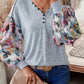 Floral Sleeved Long Sleeve