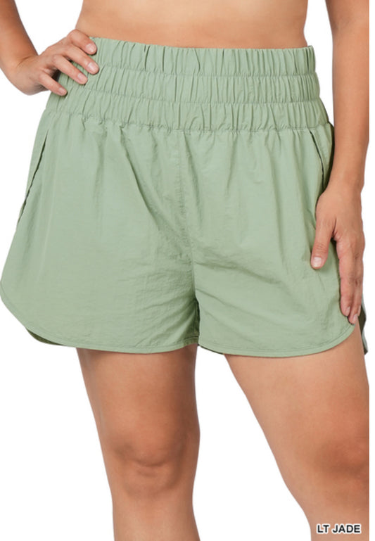 Zenana Sage Shorts Plus Size