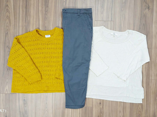 Old Navy size XXL sweater , C&T thermal size 2X & Old Navy high-rise XXL pants