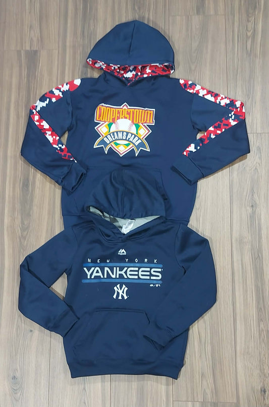 Both youth boy top size large and bottom size small