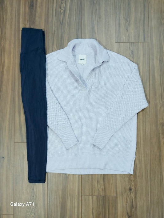 Aerie oversized xsmall sweater & Offline by Aerie small leggings navy