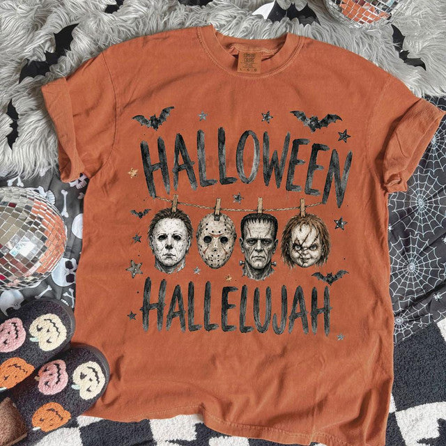 Halloween on burnt orange