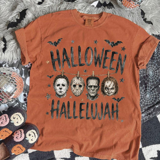 Halloween on burnt orange