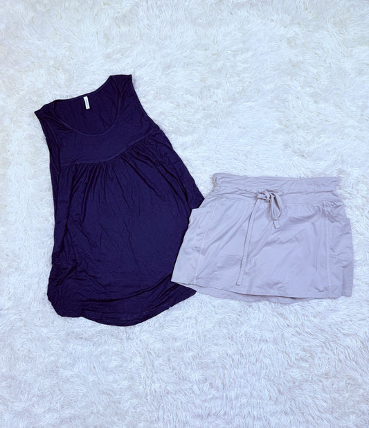 Womens Medium Bundle Longyuan tank and Skort