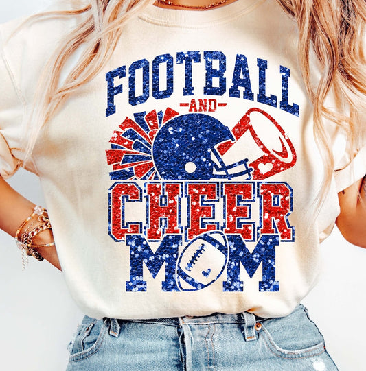 Cheer and football mom