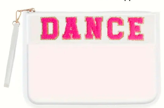 White Dance Bag 12” by 8”