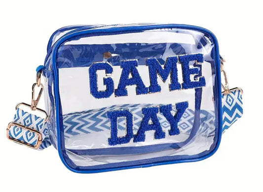 Blue Game Day Crossbody