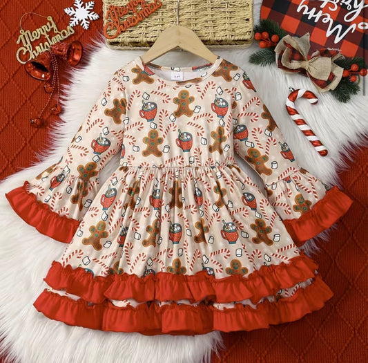 Youth Girls Gingerbread Dress
