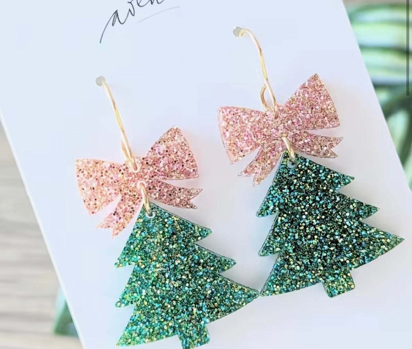 Bow Tree Earrings