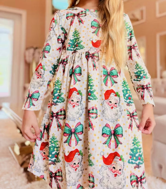 Youth Girls Santa Dress