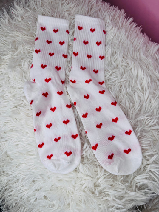 Heart Socks Womens