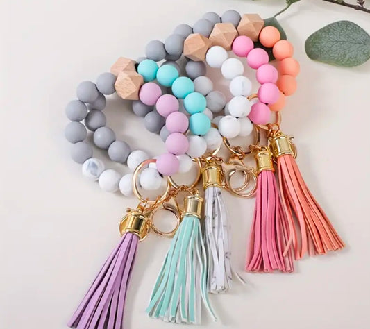 Bead Keychain Wristlets