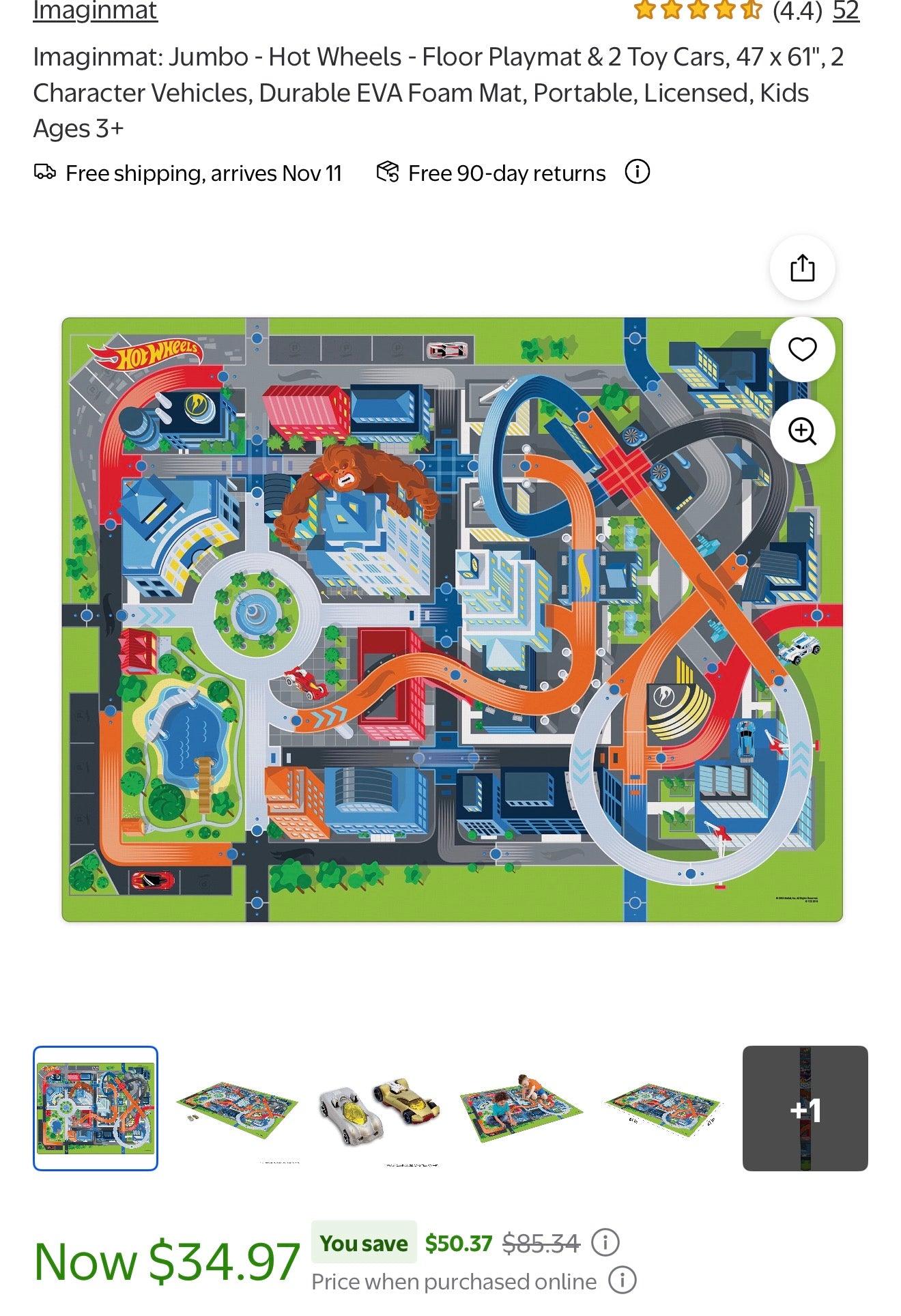 New Hot Wheels Playmat